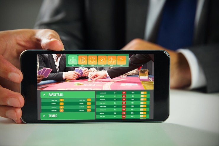 Pengguna memeriksa deposit pulsa dari ponsel